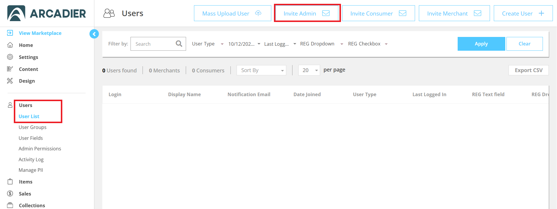 invite admin User List.bmp